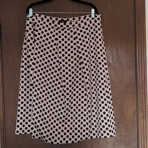 NWT J Crew Polka Dot Wrap Skirt